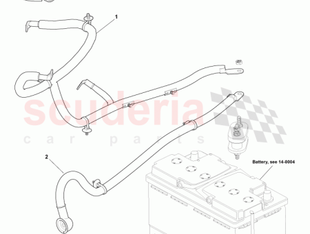 Photo of HARNAIS BATTERIE ALTERNATEUR CONDUITE DROITE AY93 10C310…