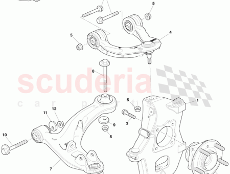 Photo of BRAS SUP RIEUR SUSPENSION AVANT C T DROIT…