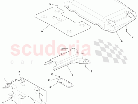 Photo of BOUCLIER THERMIQUE CLOISON AVANT CONDUITE GAUCHE 4G43 017A16…