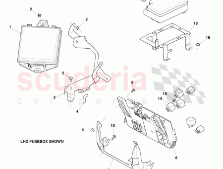 Photo of SUPPORT COFFRE BO TE FUSIBLES 6G33 14A301…