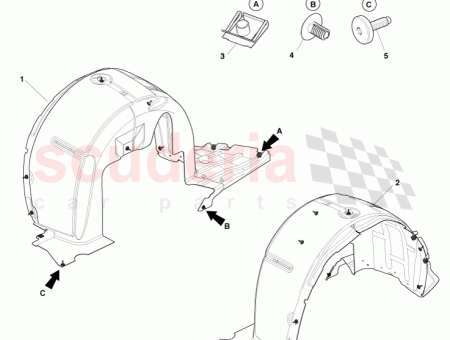 Photo of RR W ARCH LINER RIGHT SIDE CD33 54279D22…