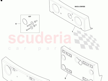 Photo of PLINTHE AVANT PLAQUE D IMMATRICULATION AVANT DG43 17A835…