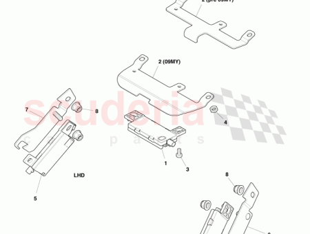 Photo of SUPPORT DE NACELLE DE COLLECTEUR 6G33 18C987…