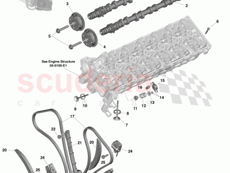 Photo of ENSEMBLE DE DISTRIBUTION VARIABLE MOTEUR ADMISSION CD33 6C524…
