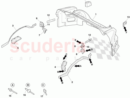 Photo of TRUNK LID SURROUND 8G43 L45108…