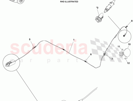 Photo of LEVIER SUB ASSY OUVERTURE DE VERROUILLAGE DU COUVERCLE…