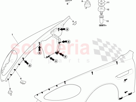 Photo of ASSEMBLAGE DE PANNEAU AILE AVANT C T DROIT…