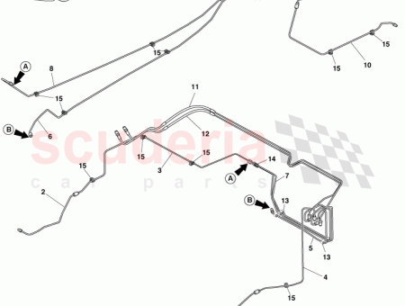 Photo of CONDUITE DE FREIN ARRI RE DROITE B 12023…