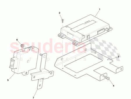 Photo of SUPPORT POUR UNIT NAV GARMIN CG33 10E887…