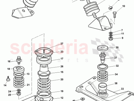 Photo of SUPPORT DE MONTAGE DU MOTEUR C T GAUCHE…