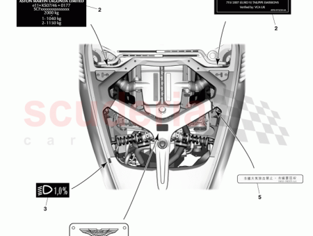 Photo of TIQUETTE PLAQUE DE RENFORT MOTEUR 12023 03 7062…