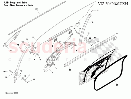 Photo of MOTEUR R GULATEUR DE PORTE C T GAUCHE…