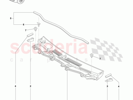 Photo of LOUVER SUB ASSY COWL TOP VENTILATEUR CONDUITE GAUCHE…