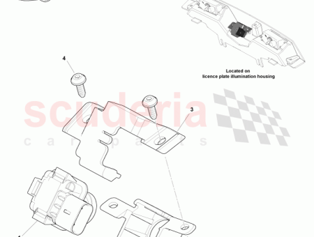 Photo of BEZEL CAMERA REAR FACING CD43 19H494…