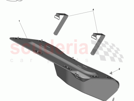 Photo of PANNEAU DE GARNITURE COUVERCLE DE COFFRE CY83 580374…