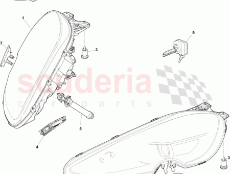 Photo of ENSEMBLE DE PHARE C T DROIT ALIMENT AD43…