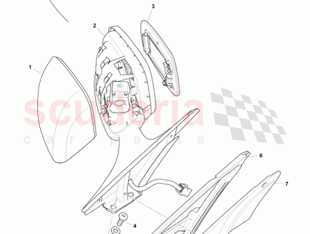 Photo of BASE DU MIROIR EN FIBRE DE CARBONE C…