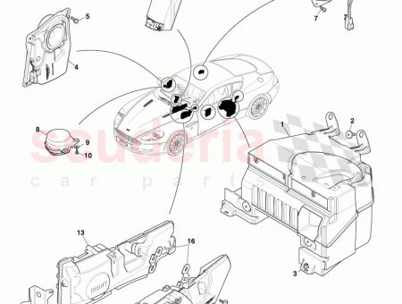 Photo of SUPPORT DE MONTAGE HAUT PARLEUR 9D33 19080…