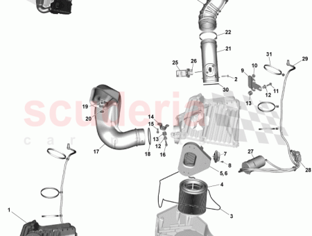 Photo of SUPPORT FILTRE AIR EXT RIEUR CD33 9B609…