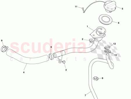 Photo of TUYAU TROP PLEIN DE REMPLISSAGE DE CARBURANT AG43…