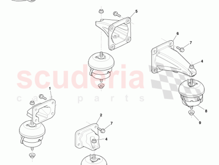 Photo of SUPPORT DE TRANSMISSION C T GAUCHE AUTO AD43…