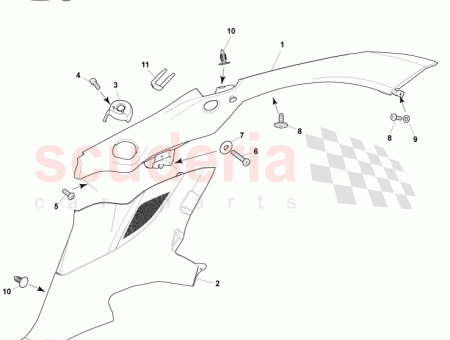 Photo of ENSEMBLE DE PANNEAUX GARNITURE LAT RALE DE CARROSSERIE…