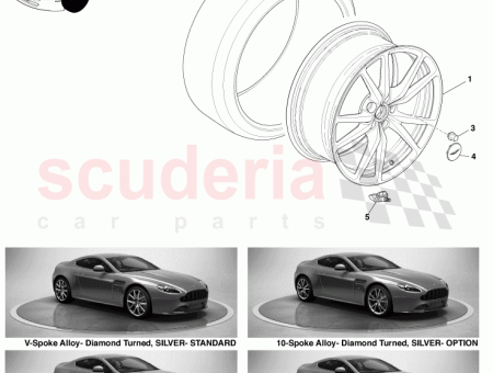 Photo of ROUE AVANT 19 POUCES ARGENT DIAMANT TOURN BG33…