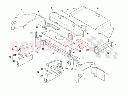 Photo of PANNEAU PLANCHER ARRI RE EXT RIEUR DROIT 9G43…