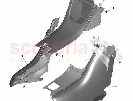 Photo of PANNEAU ASSY CENTRE FINISHER ARRI RE CD33 045E23…