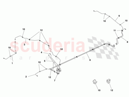 Photo of HOSE ASSEMBLY REAR WHEEL BRAKE BG33 2A478…