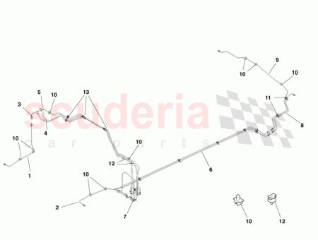 Photo of TUBE ASSY TRIER AVANT C T DROIT MODIFIER…