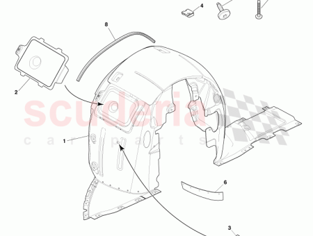 Photo of DOUBLURE AVANT WHHELARCH C T GAUCHE 9G43 166563…