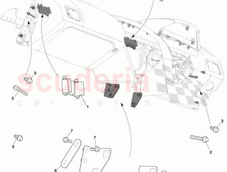 Photo of SUPPORT TABLEAU DE BORD AU SOMMET DU CAPOT…