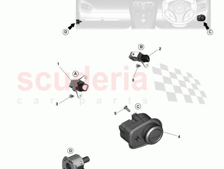 Photo of INTERRUPTEUR PRINCIPAL D CLAIRAGE CONDUITE DROITE CD33 11654…