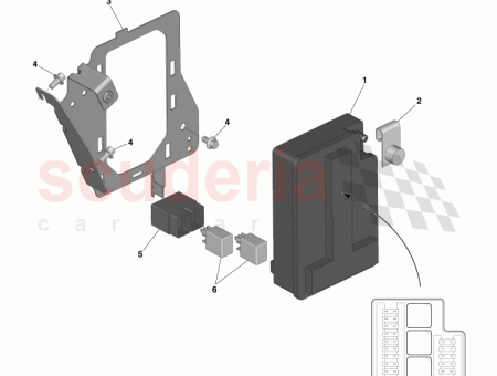 Photo of SUPPORT BO TE FUSIBLES ED33 14A301…