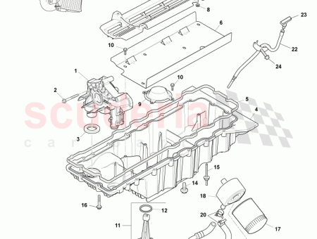 Photo of CRAN ET COUVERCLE DE LA POMPE HUILE…