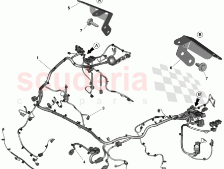 Photo of ASSEMBLAGE DU HARNAIS COMPARTIMENT MOTEUR AVANT CONDUITE GAUCHE…