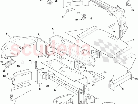 Photo of PANNEAU PLANCHER ARRI RE EXT RIEUR GAUCHE 9G43…