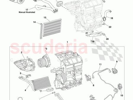 Photo of MOTEUR SUB ASSY BLOWER W FAN LEFT HAND…