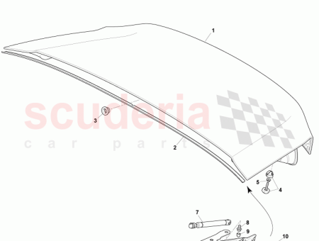 Photo of ASSEMBLAGE COUVERCLE DE COFFRE CONV AD33 L40110…