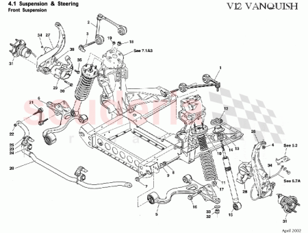 Photo of ENSEMBLE BRAS ET BAGUES SUSPENSION AVANT PARTIE SUP…