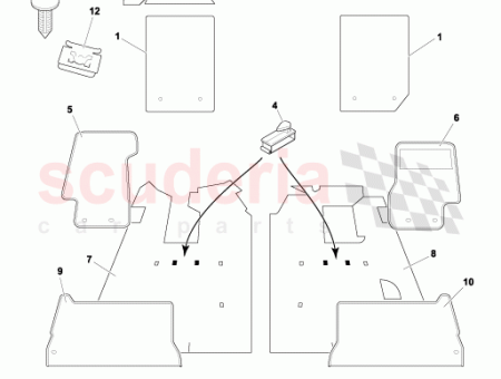 Photo of TAPIS TOEBOARD RIGHT HAND DRIVE AUTO 83 124428…