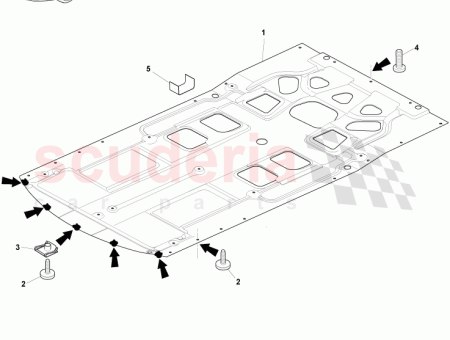 Photo of UNDERTRAY FRONT AD43 5E209…