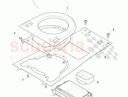 Photo of ASHTRAY ASSEMBLY MANUAL CHROME 8D33 80…