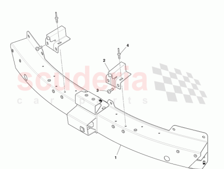 Photo of SUPPORT PARE CHOCS POUTRE AVANT 7G43 17753…
