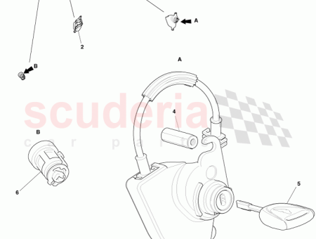 Photo of DBS KEY ASSEMBLY BLANK 8D33 654024 AA…