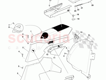 Photo of LUNETTE ASSY SEAT BELT B POST UPPER LEFT…