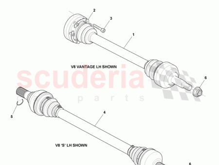 Photo of CIRCLIP DEMI ARBRE V8 VANTAGE S BG33 26…