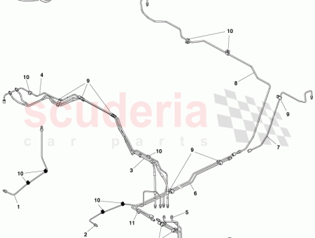 Photo of TUBE ASSY FREIN DE ROUE AVANT DROIT CONDUITE…