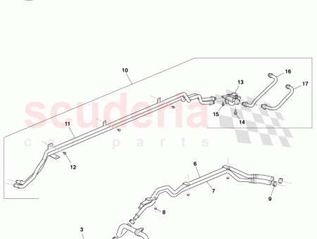 Photo of ENSEMBLE DE TUYAUX ENTR E BAIE MOTEUR 9G43…